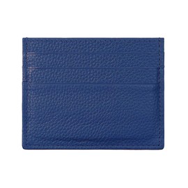 Hibate Genuine Leather Unisex Slim Credit Card Case Holder Sleeve Wallet - Blue