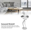 Metal Rotating Windmill Wind Braking Figurine Humanoid Rotating Windmill Home