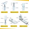 Bi-fold Door Hardware Repair Kit - 4 Pack Closet Door