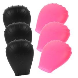 Housoutil 6pcs Makeup Brush Protective Sleeves for Foundation Brush Travel-friendly Design for Outdoor Use