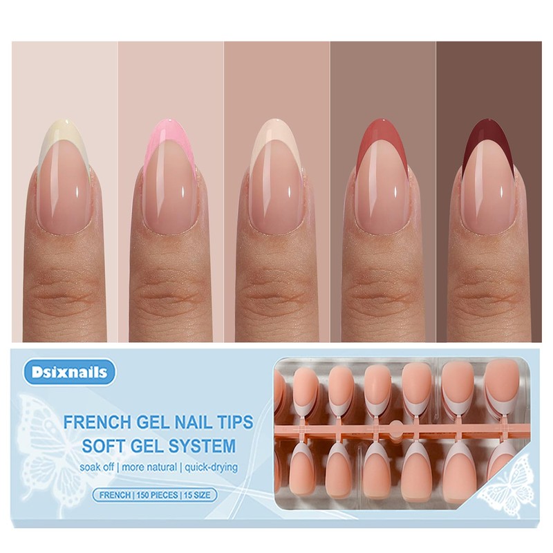 Dsixnails 150 Uñas Postizas En Tonos De Piel Para Mujer