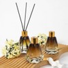 2PCS 60ml/2oz Empty Refillable Glass Diffuser Bottle Diffuser Jars Aromatherapy