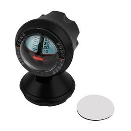 Haosie Car Inclinometer, Campervan Clinometer, l, 5.5cm x 8cm Plastic Slope Gauge Measuring Tool for Responding to Incline Data