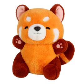YTPAFK Panda Plush, Cute Red Panda Teddy, 9in Soft Stuffed Animal, for Kids, Girlfriend, Birthday, Home Decor, Turning Red Inspired