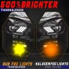 AQJ PAIR Bumper Fog Light Lamp For Honda Pilot 2012-2014