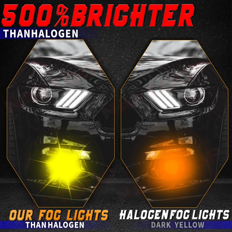 AQJ PAIR Bumper Fog Light Lamp For Honda Pilot 2012-2014