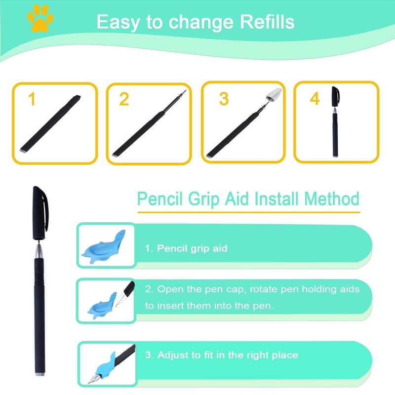 Grooved Book Magic Pens,Disappearing Ink Pen for Grooved Writing Books