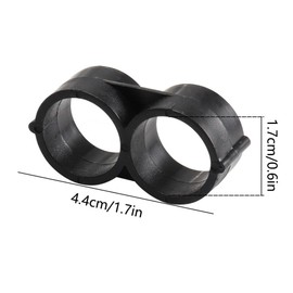 SagaSave 8Pcs Drip Pipe End Closure Cap, 16PE Hose Plug Stopper Connector, Garden Agricultural Irrigation System Accessories