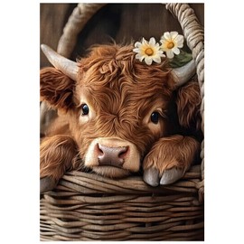 Great Jigsaw Puzzles for Adults 300 Pieces Highland Cow Puzzles for Adults Toys Gift Family Decoration Kids Puzzles