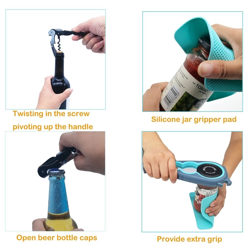 Otstar Latest Jar Opener Bottle Opener for Seniors with Arthritis,Weak