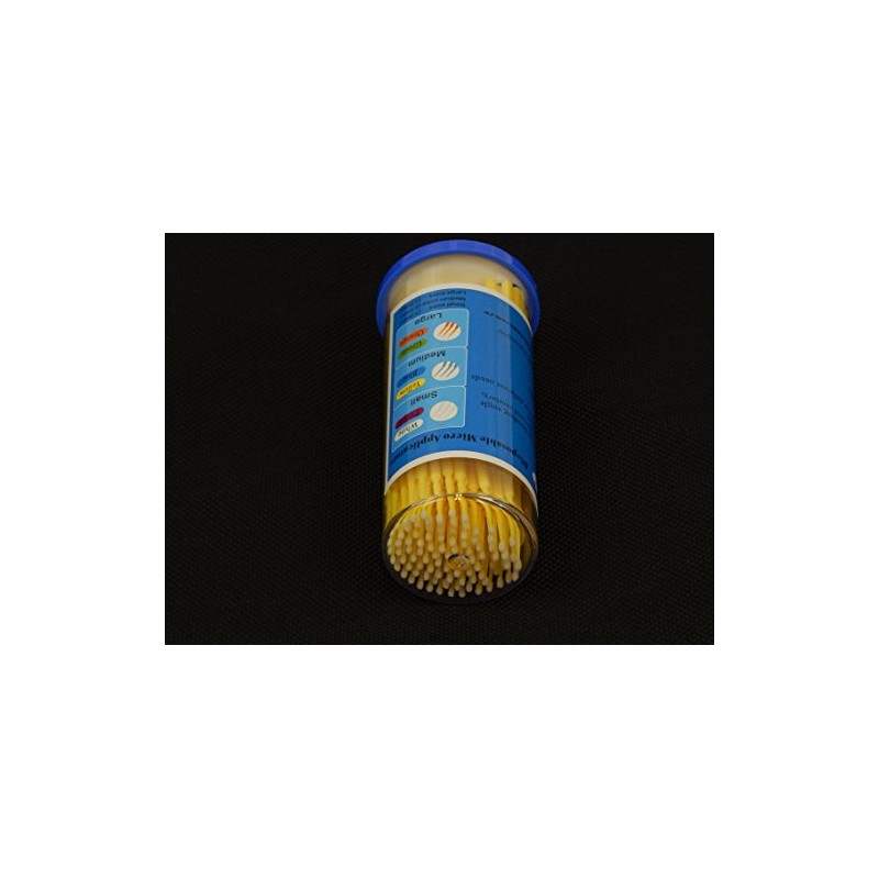 Microbrush Micro Applicator Brushes Regular Size 2.0mm Disposable Swab Plastic