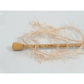 Ice 100 Gram Latte Eyelash Glitz #46551 Ice Sparkly Beige Eyelash Yarn 153 yds