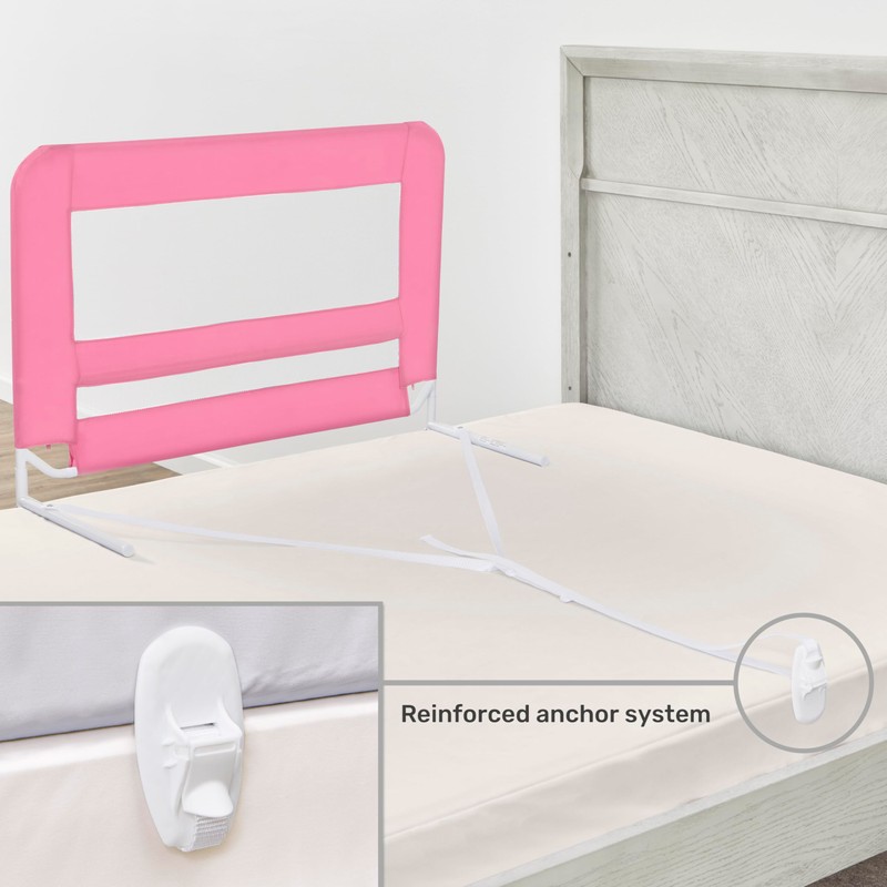 Dream On Me Lightweight Mesh Security Adjustable Bed Rail for