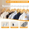 Oval Closet Rod for Hanging Clothes Adjustable Closet Rods 18
