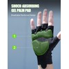 INBIKE Bike Gloves for Men Women, Shock-Absorbing Pad Fingerless Cycling