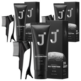 J.Sup Style J. For Men Self Down Perm for all hair + tongs + perm + gloves + perm brush set, 120ml, 3 pieces / 제이숲 스타일제이 포맨 셀프 다운펌 모든모발용 + 집게 + 펌지 + 장갑 + 펌브러쉬 세트, 120ml, 3개