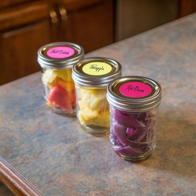 ChromaLabel 51mm (2 inch) Colour-Code Dot Labels | 500/Roll (Fluorescent