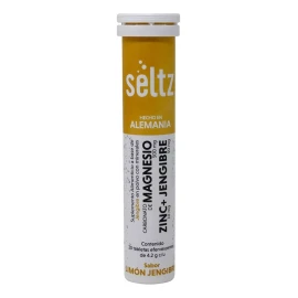 Seltz Magnesio + Zinc + Gengibre C/20 Tabs. Efervecentes Seltz