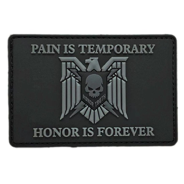 Honor is Forever Skull Eagle Honor Truth Patch [PVC Rubber