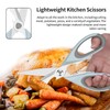 Sairps Left Handed Scissors - Multifunctional, Heavy Duty for Meat