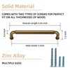 Goo-Ki 6 Pack 5 Inch （128mm） Hole Center Cabinet Pulls