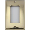 Unlacquered Polished Brass 1 Gang GFI/Rocker Switch Plate