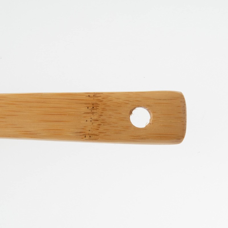 Nagao 18058 Moso Bamboo Spatula, 11.8 inches (30 cm), Perforated,