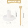 lasuroa 8 Pieces Golf Tee Holder, 5.3 x 3.8 cm