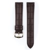 HIRSCH Unisex Watch Strap Alligator Style Model Duke 21 mm,