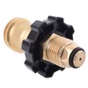 Flame King Propane Tank Adapter POL to QCC1 Type Converts