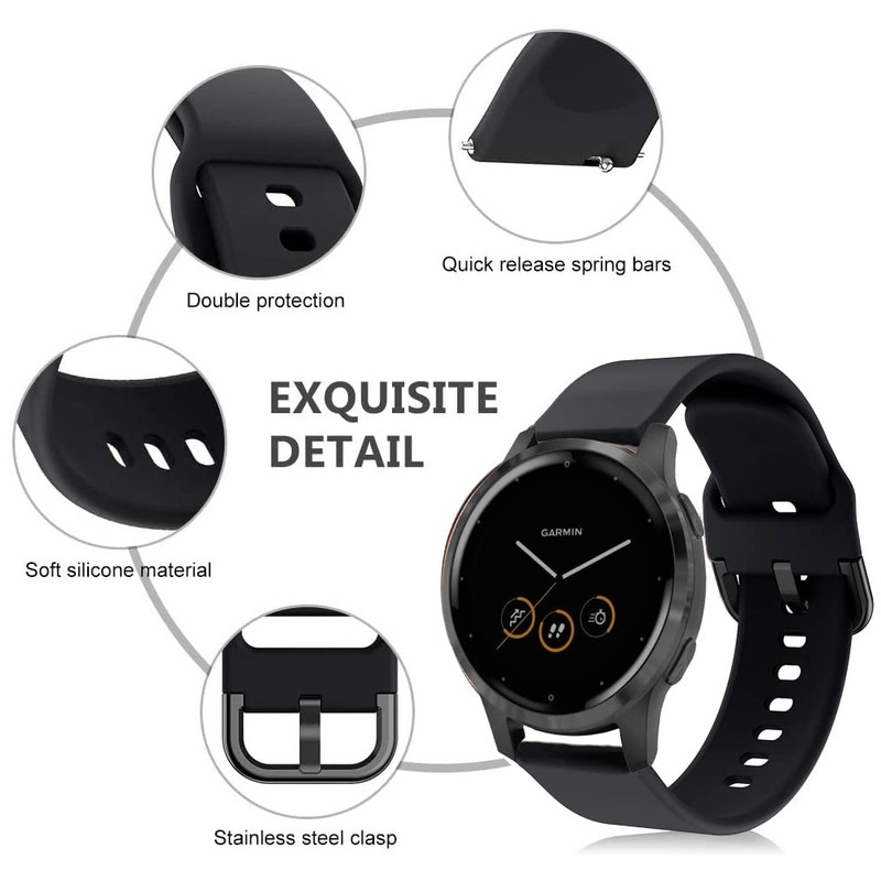 ViCRiOR Bands Compatible with Garmin Vivoactive 4S 40mm / Venu