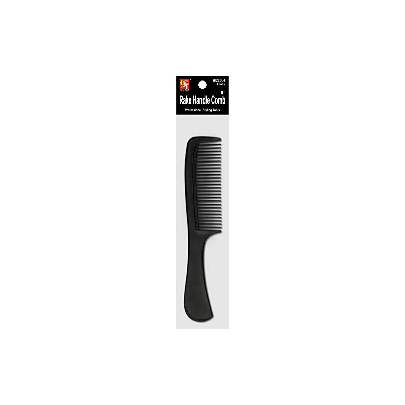 Bt Plastic Comb (Black) Rake Handle Comb (Rake Handle Comb