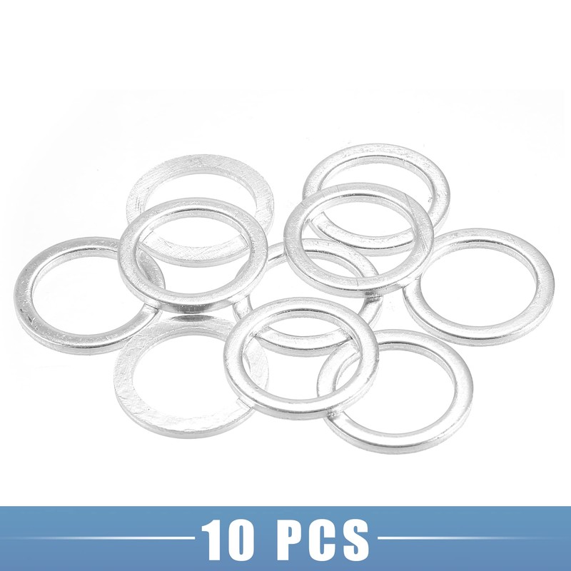 X AUTOHAUX Oil Drain Plug Gaskets Replacement 90430-18008 18 mm