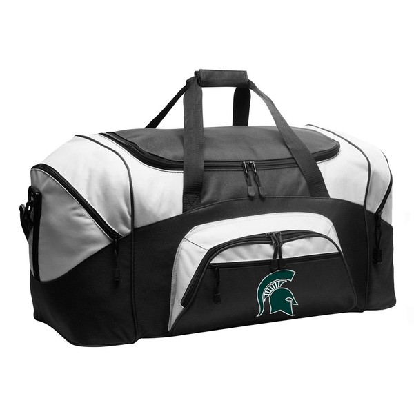 Large Michigan State Duffel Bag Michigan State University Suitcase or Gym Bag for Men Or Her