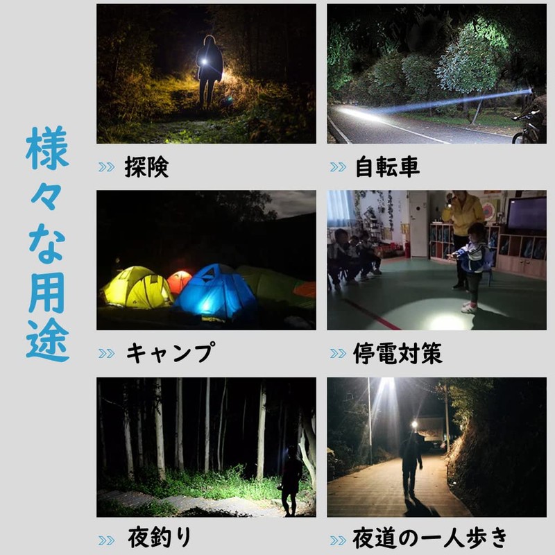 LED Flashlight, Handy Light, High Brightness, Mini Light, Disaster Prevention,