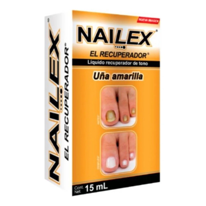 Uñas Amarillas Onicomicosis Hongos Nailex Solución Con 15 Ml