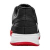 WILSON Unisex Child Junior Rush Pro L Sneaker, Black/Wilson Red/White,