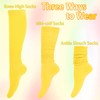 Gvhntk Slouch Socks Women 80s 90s Scrunch Socks Extra Long