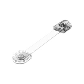 SAFELON Cabinet Lock, 3 Pieces, Child Lock, Safety Lock, Drawer Lock, Transparent, Multi-functional, Child Safety, Prevents Pinching Fingers, Prevents Injuries, Prank Prevention, (Transparent)