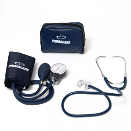 Primacare DS-9197-BL Manual Adult Blood Pressure Kit with Stethoscope and Case