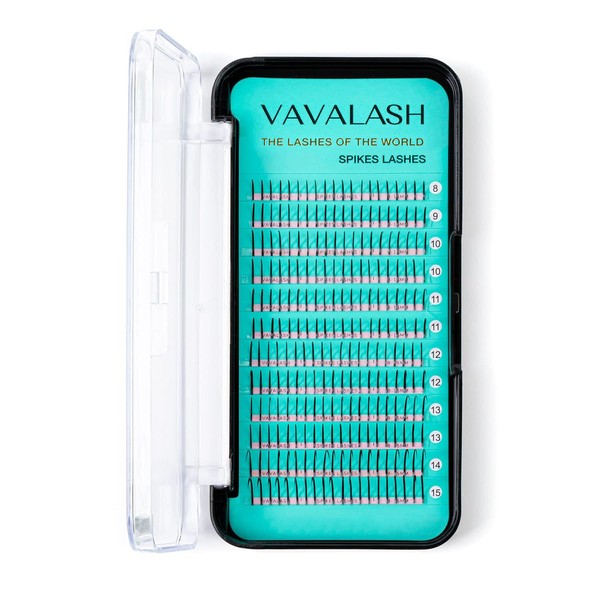VAVALASH Premade Fan Spikes Lash Extensions Mixed Tray 10mm C