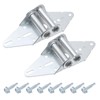 uxcell 2 Set Garage Door Hinge #2 Hinge, 14 Gauge