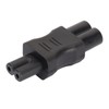 4PCS IEC320 C6 to IEC320 C7 Power Adapter Plug and