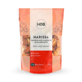 Holland & Barrett Harissa Cashews and Almonds with Apricots