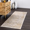 nuLOOM Madisson Vintage Faded Medallion Runner Rug, 2' 6" x