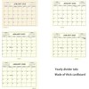 Ritadeshop 5 Year Calendar Planner (Black, 11 * 8.5" July