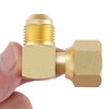 Litorange 1 PCS Propane Gas Oil 90° Elbow Connector Coupling