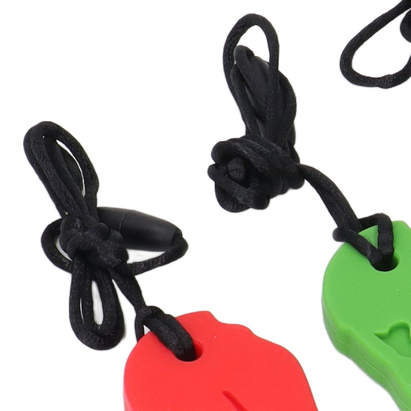 5pcs Infants Teething Necklace Silicone Exercise Senses Soothing Gum Chewing
