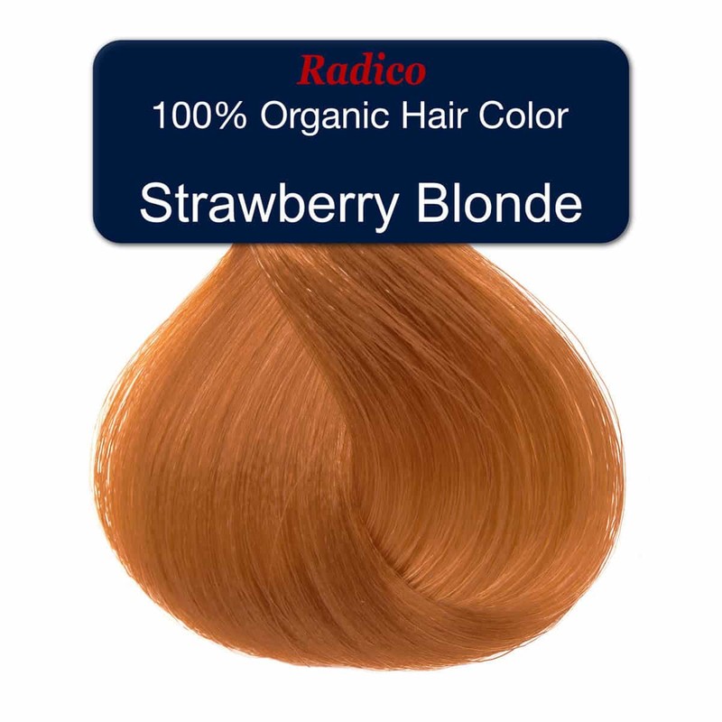 Radico Organic Hair Colour - Strawberry Blonde, 100g