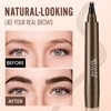 awrose AWROSE Eyebrow Pencil, 3D Waterproof Microblading Eyebrow Pen 4